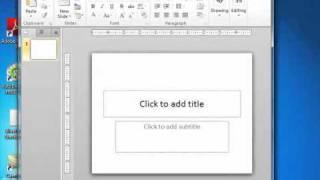 PowerPoint 2010 Tutorial The Title Bar Microsoft Training Lesson 1.3