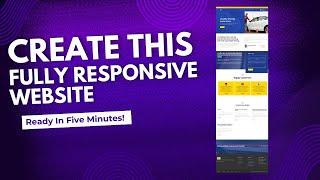 Build a Professional Website in 5 Minutes | WordPress & Elementor Tutorial 2024