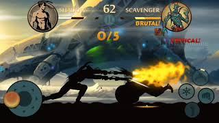 Shadow Fight 2 - Most OP Match Fighting Scavenger 5 Critical Hits PART 1 !!!