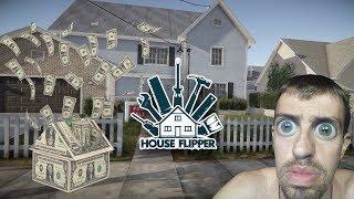 Обустраиваем дом в House Flipper, нашёл тайник с деньгами. (часть 1)