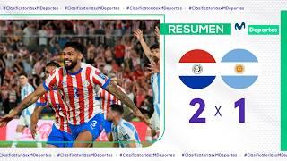 PARAGUAY vs. ARGENTINA [2-1] RESUMEN y GOLES del partido | FECHA 11 | CLASIFICATORIAS 2026 