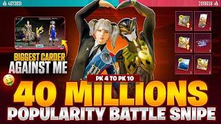Pk4 To Pk10 Popularity Battle Journey - 40 Million Popularity - How To Win Popularity Battle