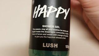 "Happy" Shower Gel (Christmas 2019): Lush Reviews #108