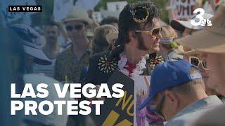 Las Vegas 'No Kings' protest against Trump administration draws 8,000 demonstrators