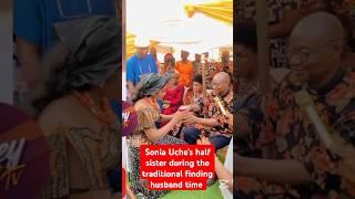 Sonia Uche's Half Sister during the traditional finding of husband #soniauche #viralvideo #wedding .