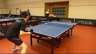 Par Gerell's Serves vs TableTennisDaily's Dan!