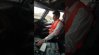 Cockpit View of Airbus A320 #airbusa320 #aircraftengineer #airport #karachi