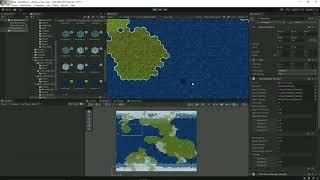 Unity Procedural Generated 2d Hex Grid Map Showcase | Using Tile maps