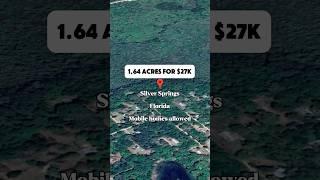 1.64 acres in Florida for $27K. #shorts #foryou #florida #realestate #fyp #usa  #land #daily #sale