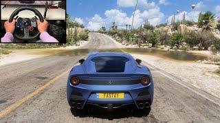 FERRARI F12 TDF - Forza Horizon 5 - Logitech g29 gameplay