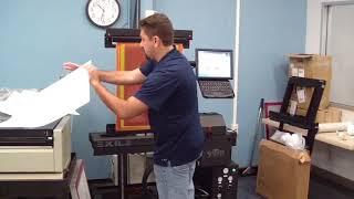 Print Demonstration Using EXILE's Spyder II DTS System