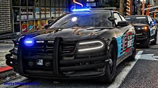 Playing GTA 5 As A POLICE OFFICER City Patrol| APD|| GTA 5 Lspdfr Mod| 4K