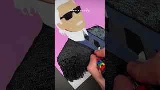 #Drawing #KarlLagerfeld #PopArt Style #Faceless #art #artist #drawing #artaddict #roczyart #roczy