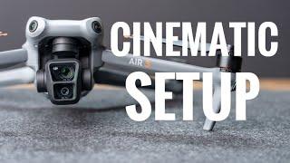 DJI Air 3 Cinematic Setings and Setup