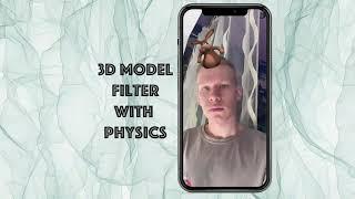 Spark AR: FREE 3D model with physics filter for Instagram