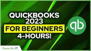 QuickBooks Desktop 2023 Training for Beginners (4+ Hours QuickBooks Tutorial Crash Course)