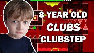 8 Year Old CLUBS Clubstep (Geometry Dash)