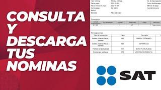 Consulta Recibos de Nómina Desde Portal SAT 2023 CFDI - Declaración Anual