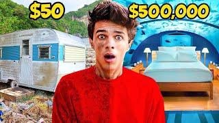 I SURVIVED $50 VS $500,000 Vacation!