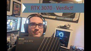 RTX 3070 and 6700k (or older CPU) - Conclusion and Verdict