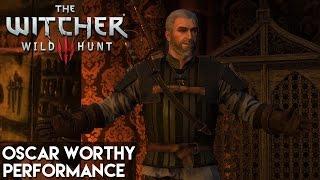 Witcher 3: Wild Hunt - Geralt's Acting is an Oscar Worthy Performance!