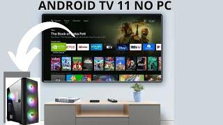 "Transforme seu PC em uma Smart TV: Testando o Android x86 TV 11 Pixel!"