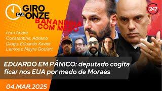 Giro das Onze | Eduardo em pânico: deputado cogita ficar nos EUA por medo de Moraes