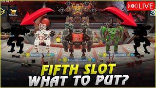 Fifth slot What to put? War Robots Live Stream Gameplay Cyber Sonic