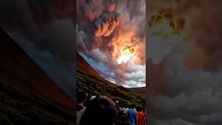 What just fell out of the sky? #meteor #volcano #lightning #nature