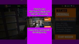 "Kill the Wanted Criminal #4 | Intense Gaming Chase" @ZenithRJGaming2005  #gaming #short #sniper3d