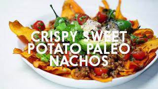 Dinner sorted: Crispy sweet potato paleo nachos | taste.com.au