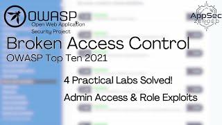 Broken Access Control Part 1 | Admin Access Labs | Hidden URLs | Role Manipulation Exploits