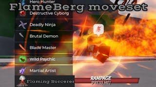 FlameBerg moveset