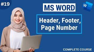 How to insert Header, Footer and Page Number in MS Word