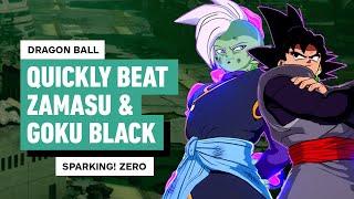 Dragon Ball Sparking! Zero - How to Beat Zamasu and Goku Black Quickly - Into a Third Future