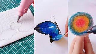 8 COOL ART IDEAS  || Painting hacks  for BEGINNERS || easy art tips || painting techniques