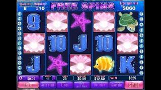 *MASSIVE WIN* GREAT BLUE  SLOTS MACHINE IN BONUS ROUND !!! MORE FREE SPIN