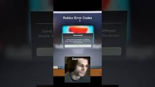 Roblox error code  #roblox #robloxfyp #robloxshort #error #foryou #robloxedits #memes #robloxerror