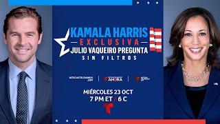 Entrevista: Kamala Harris sin filtros