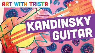 Kandinsky Inspired Guitars Art Tutorial - Art With Trista
