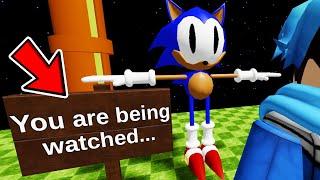 The SONIC ROBLOX GAME with a DARK SECRET...