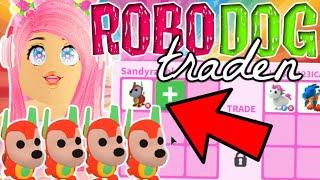 Ich TRADE nur ROBO DOG  in Adopt Me!  wir erhalten KRASSE Angebote  Roblox [DEUTSCH]