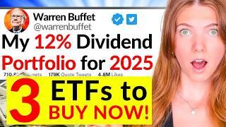 My 3 ETF Dividend Portfolio to MAXIMIZE Passive INCOME ($1,000/month)