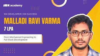 From Mechanical Engineering to Full Stack Development: Ravi's 6-Month Experience | Success Story