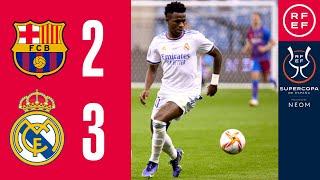 RESUMEN | FC Barcelona 2-3 Real Madrid CF | Supercopa de España 2022 | Primera semifinal