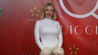 Holly Barker attends Quiggle’s Christmas Gala red carpet event