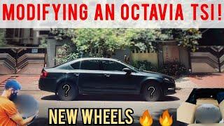 Modifying my friends Skoda Octavia TSI | Massive transformation | New Wheels | Cinematic | JRS Cars