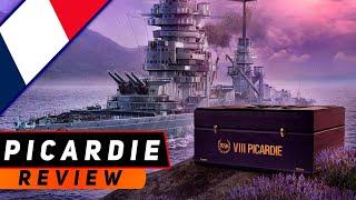 ЛИНКОР PICARDIE! МОЩЬ ДВУХ ШЕРБУРГОВ?! МИР КОРАБЛЕЙ/WORLD OF WARSHIPS