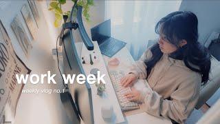 work week diaries | struggling with work-life balance, reconnecting with friends, & trying to cook