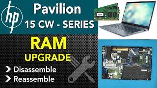 How to upgrade RAM on Hp Pavilion 15 Cw Series